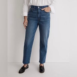 Madewell The Perfect Vintage Straight Jean in Mayfield Wash, Size 28
